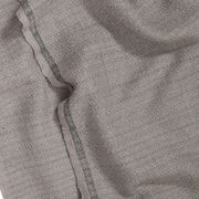 Pale grey hand woven wool cashmere scarf